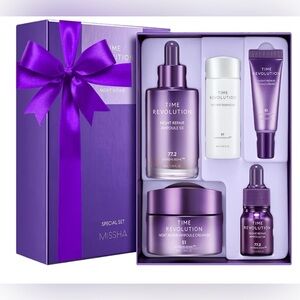 MISSHA Time Revolution Night Repair 5X Gift Set Night Repair Ampoule Cream New